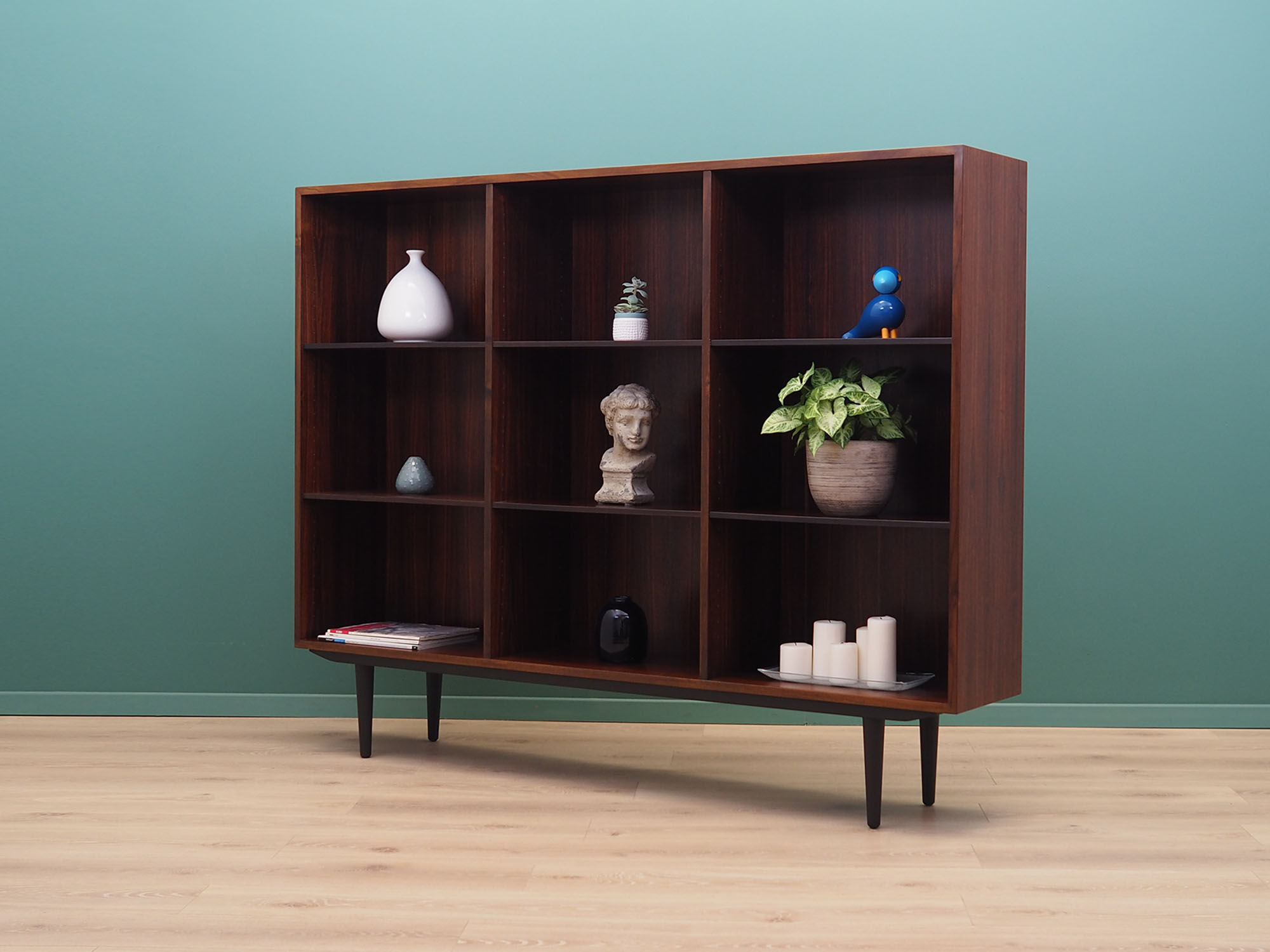 Rosewood bookcase, Danish design, 1960s, manufactured by Duba Møbelindustri