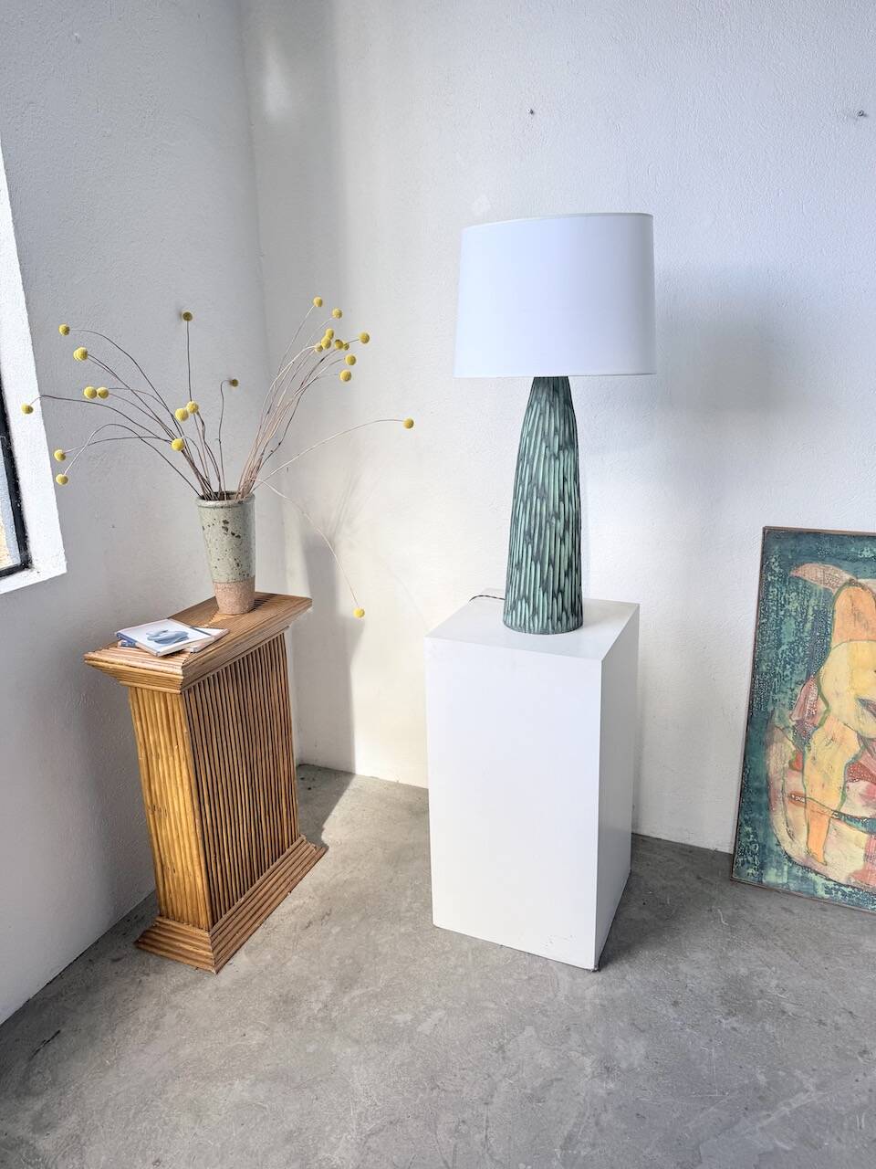 XL ceramic lamp from the 60s blin