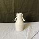 Vase totem pompons blanc