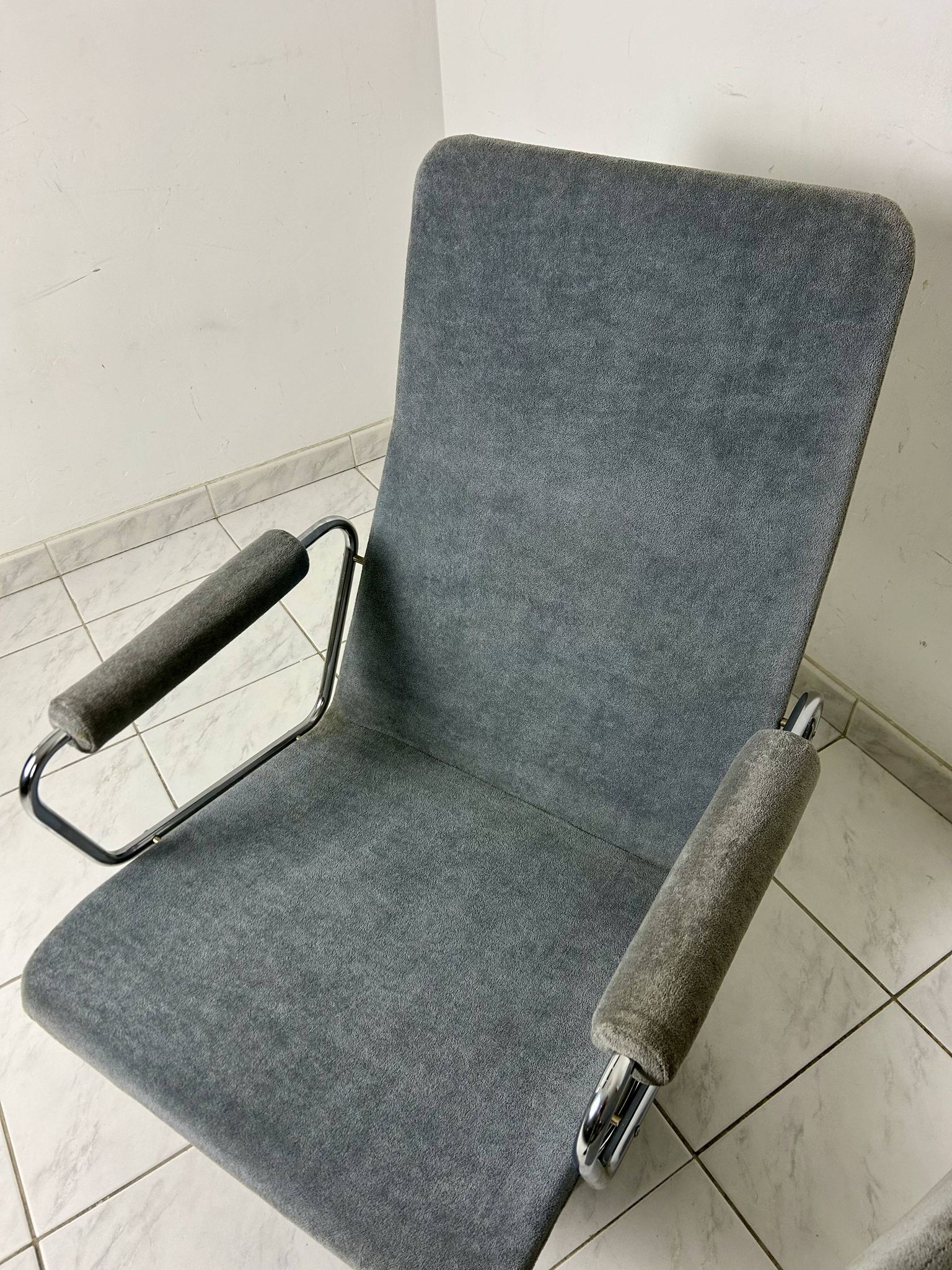 Vintage Gelderland swivel armchair with ottoman Jan des Bouvrie
