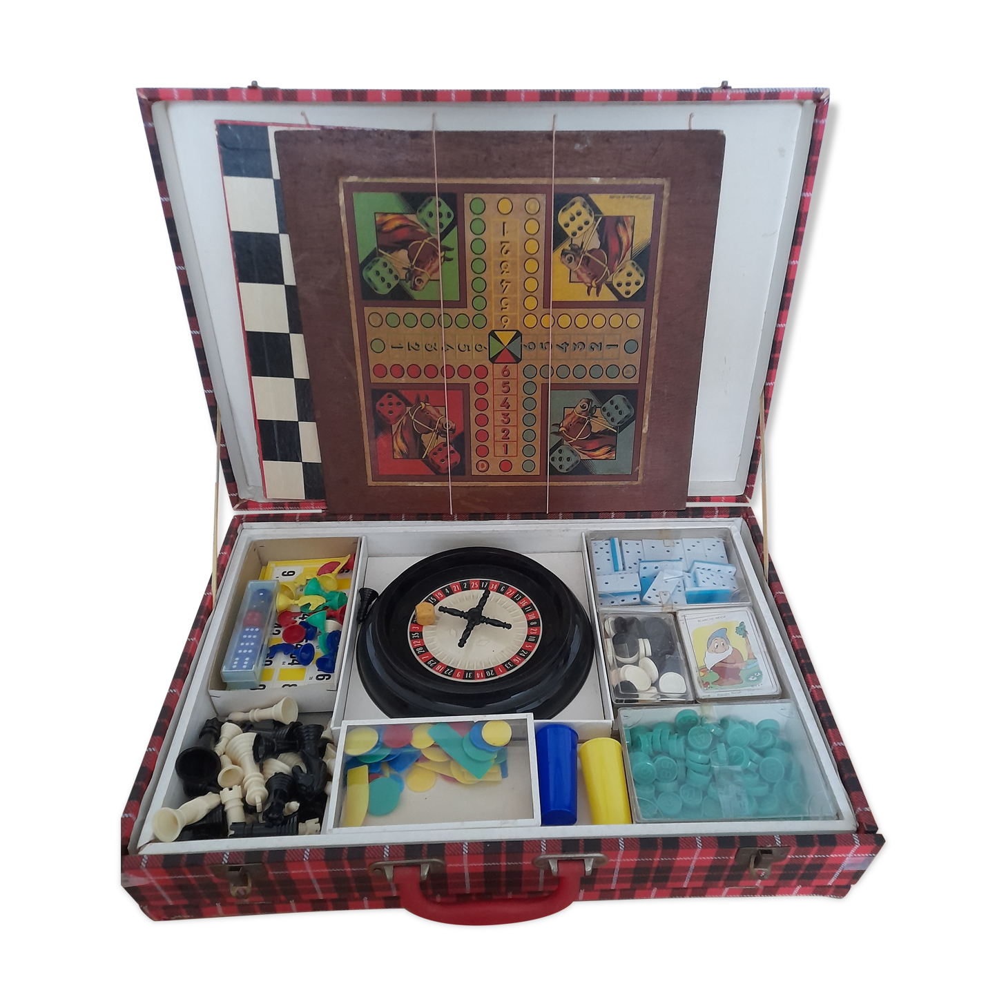 Board game briefcase, 60s