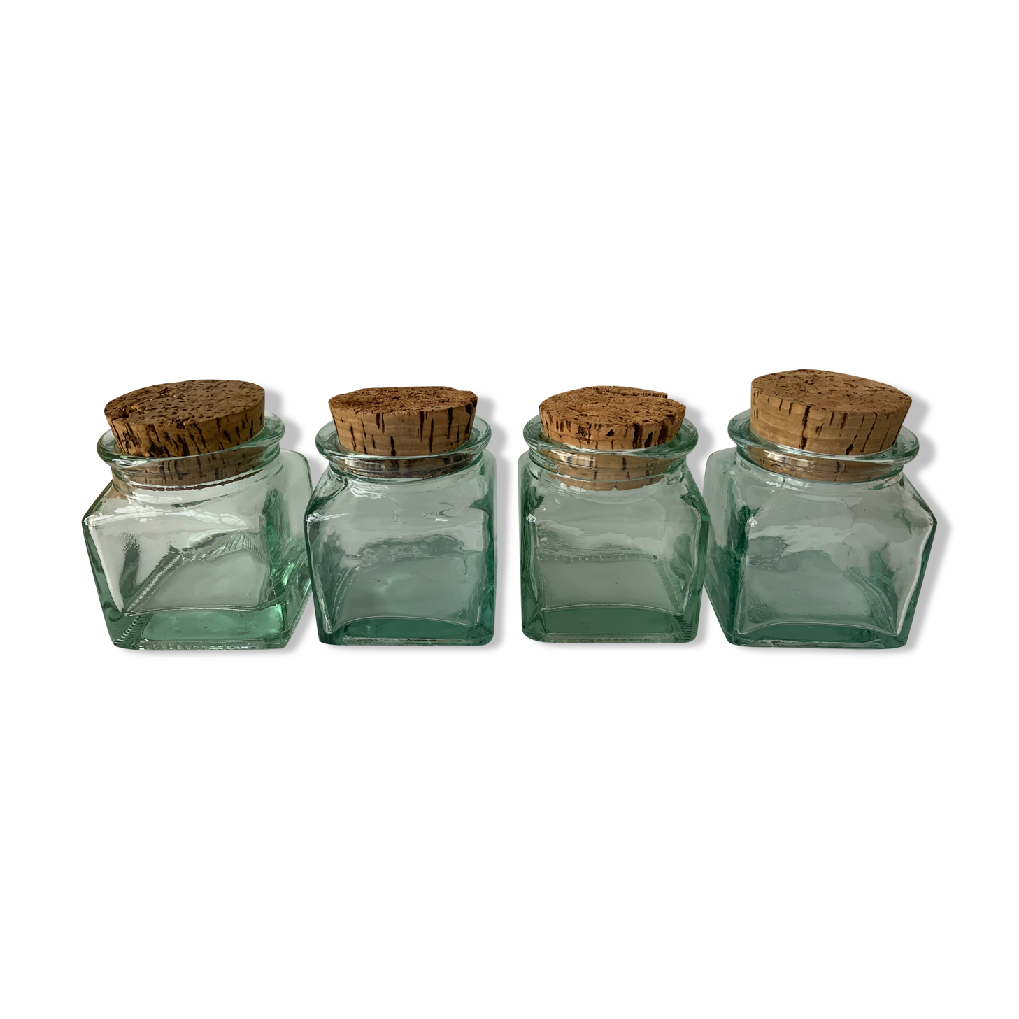 Set de 4 pots vintage