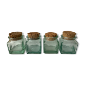 Set de 4 pots vintage