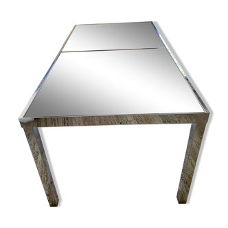 Table en verre miroir Roche Bobois
