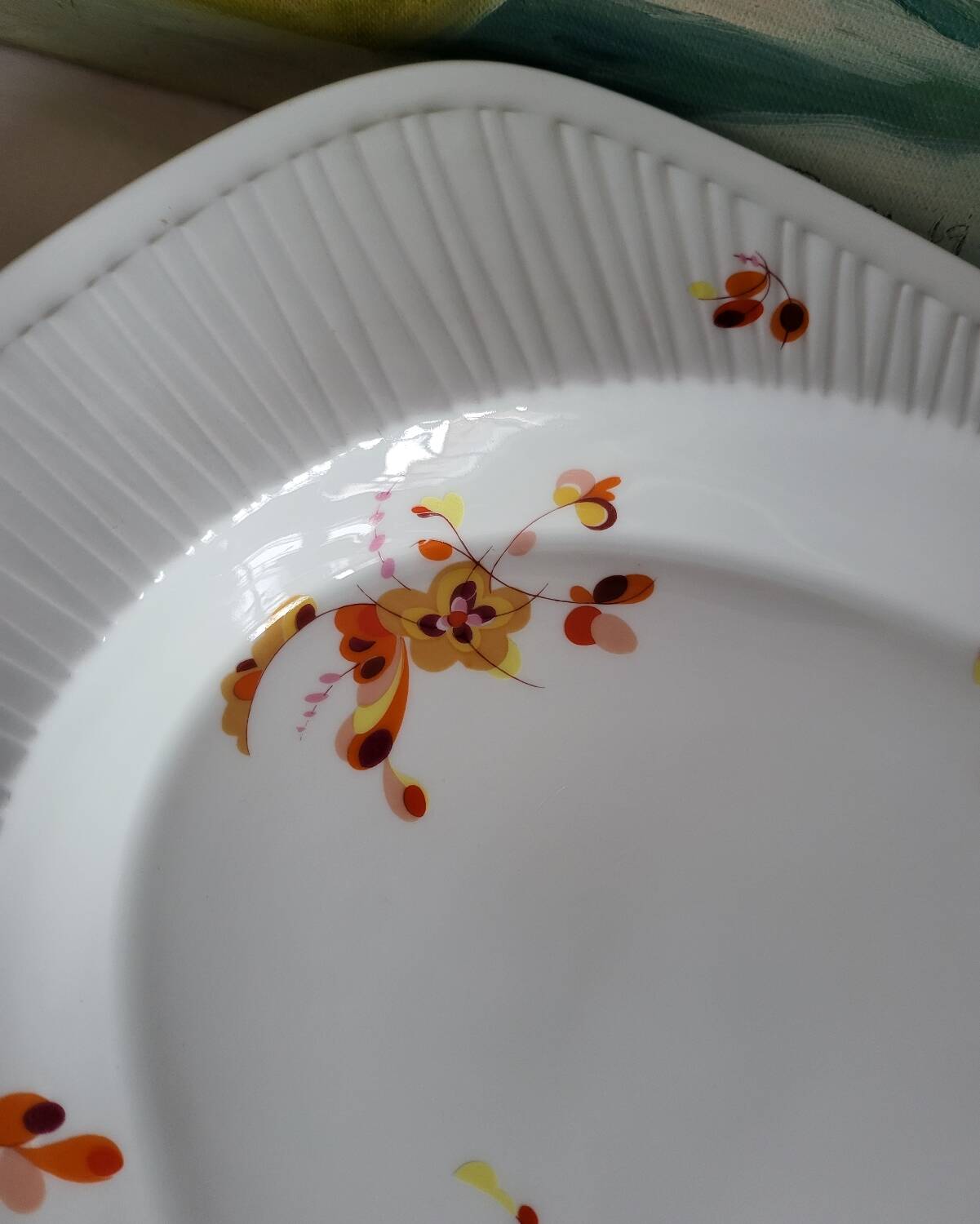 Grand Plat de Service en Porcelaine Haviland France Limoges