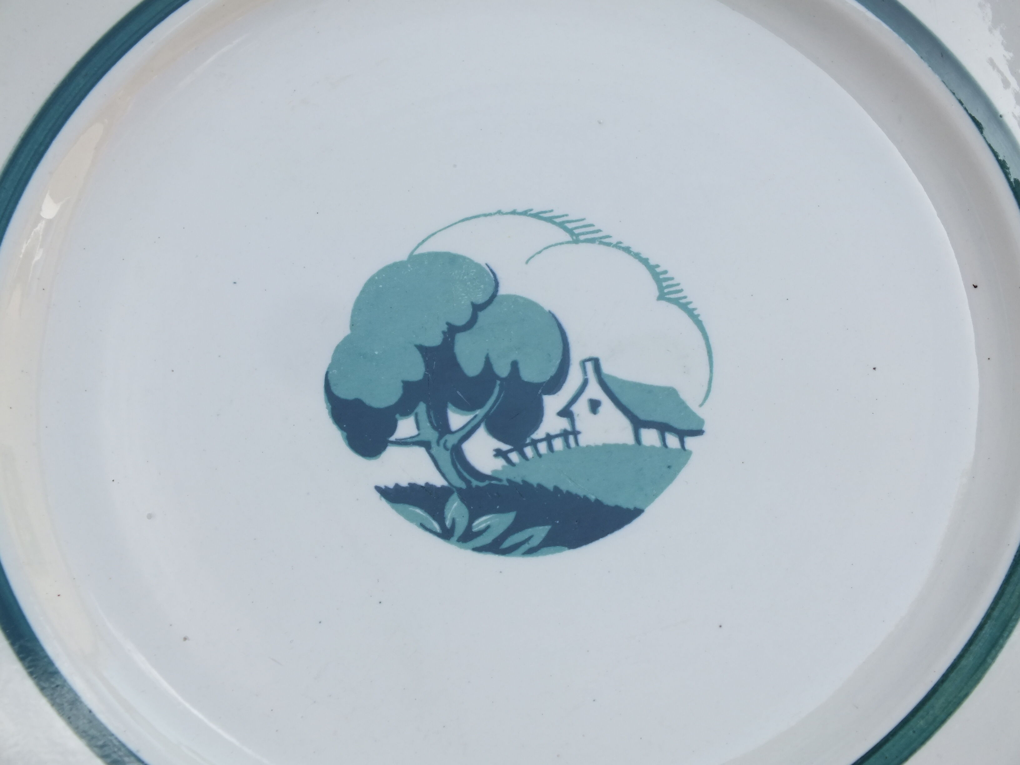 Low cut, vintage display Sarreguemines Arlette service