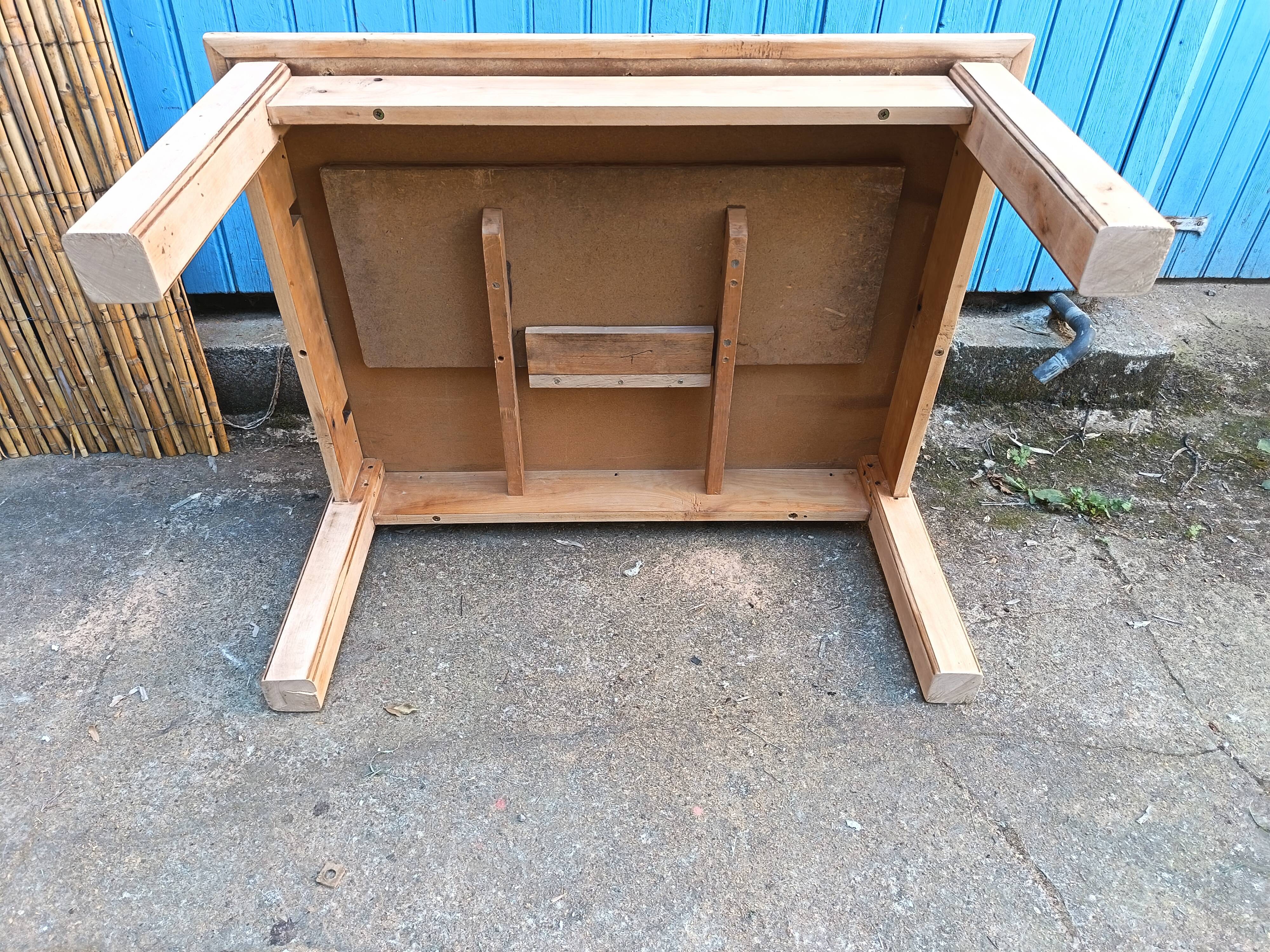 Wooden coffee table in Japanese style