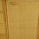 Wooden and rattan sideboard
