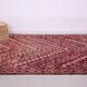 Burgundy Vintage Moroccan rug 183 x 321 cm - Berber Wool Rug - Handmade Rug