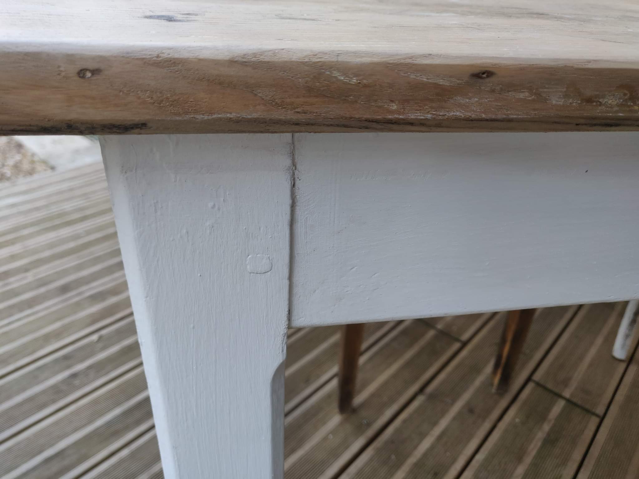 Old farmhouse table