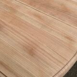 Renovated Louis Philippe extendable round banquet table with leaves, 10 feet.