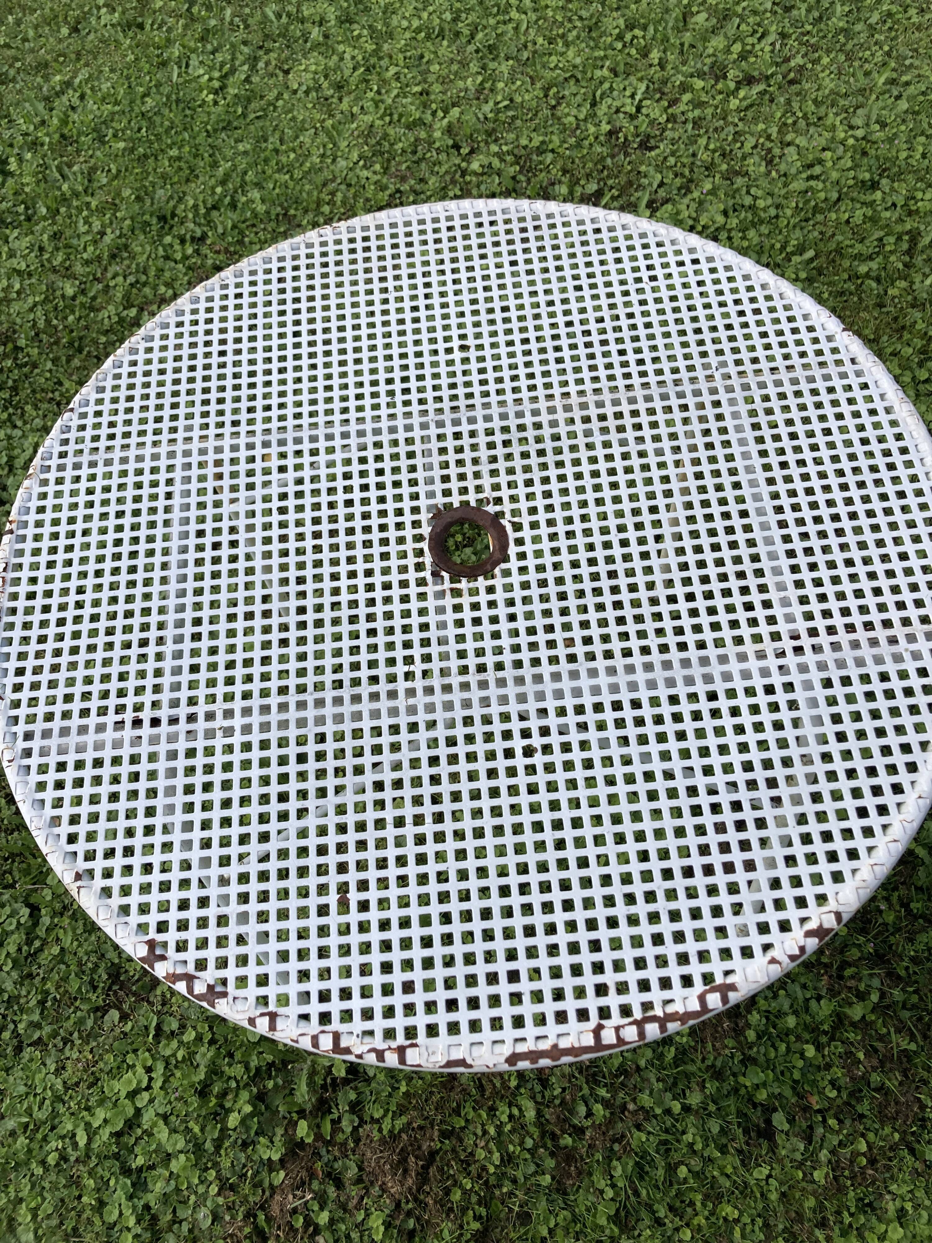 Iron garden table