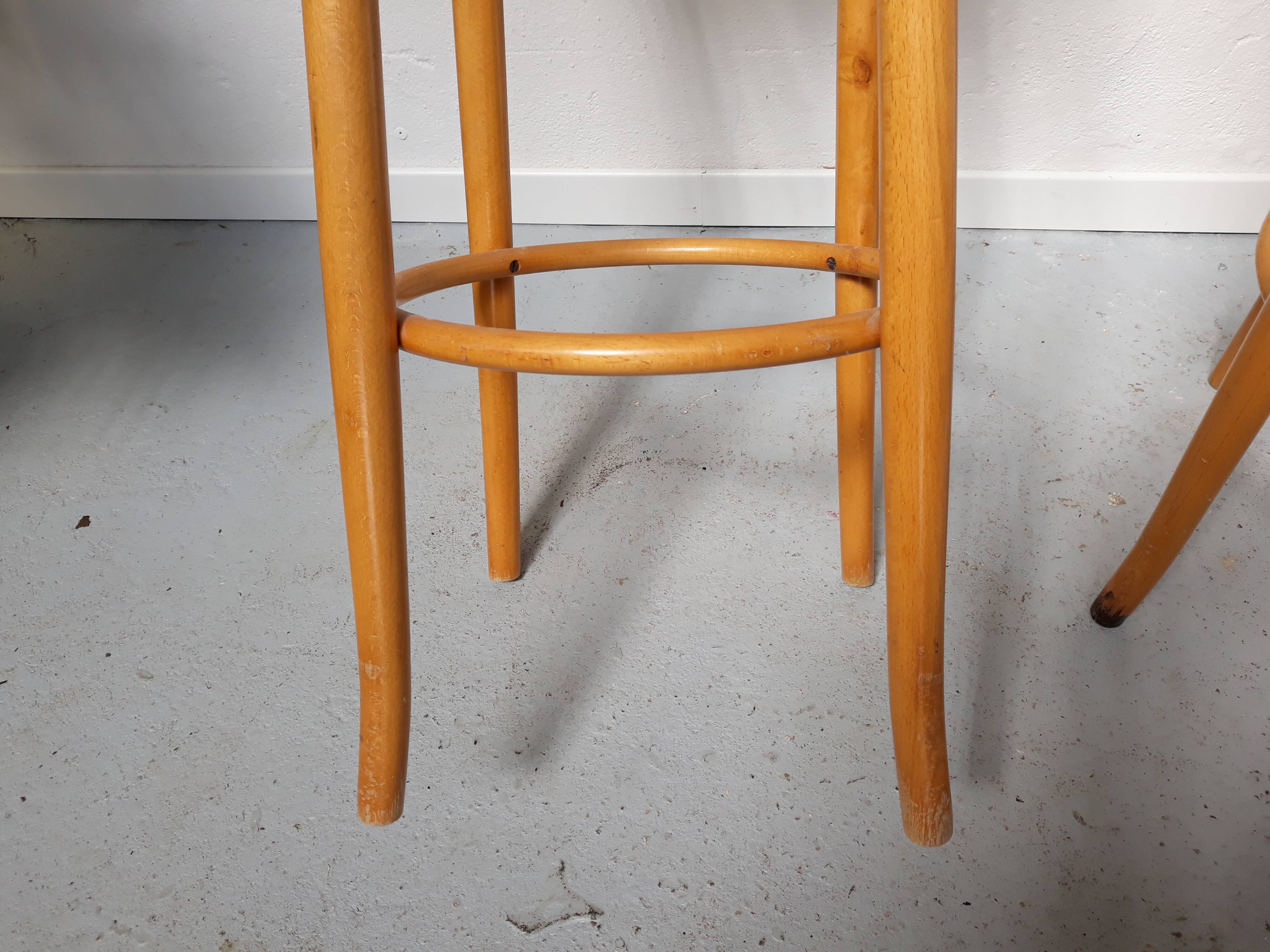 Pair of high chairs bistro stools