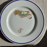 Set of 12 cheese plates France Chavroux 1990s D 21.5