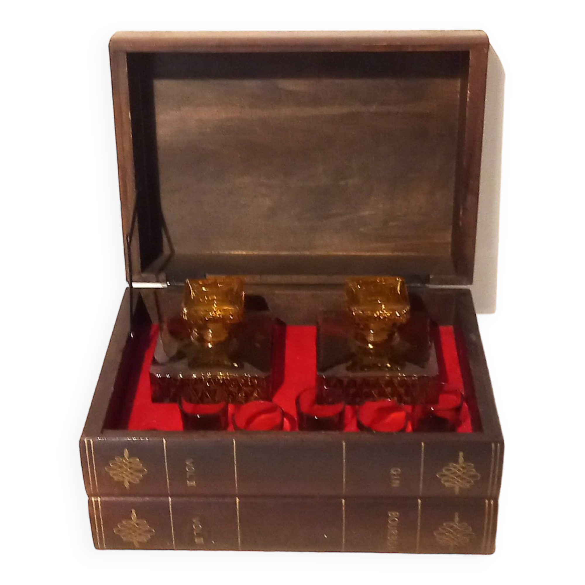 Secret Liquor Cellar In Fake Book Box