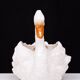 Antique Capodimonte Ceramic Swan jardiniere 1880