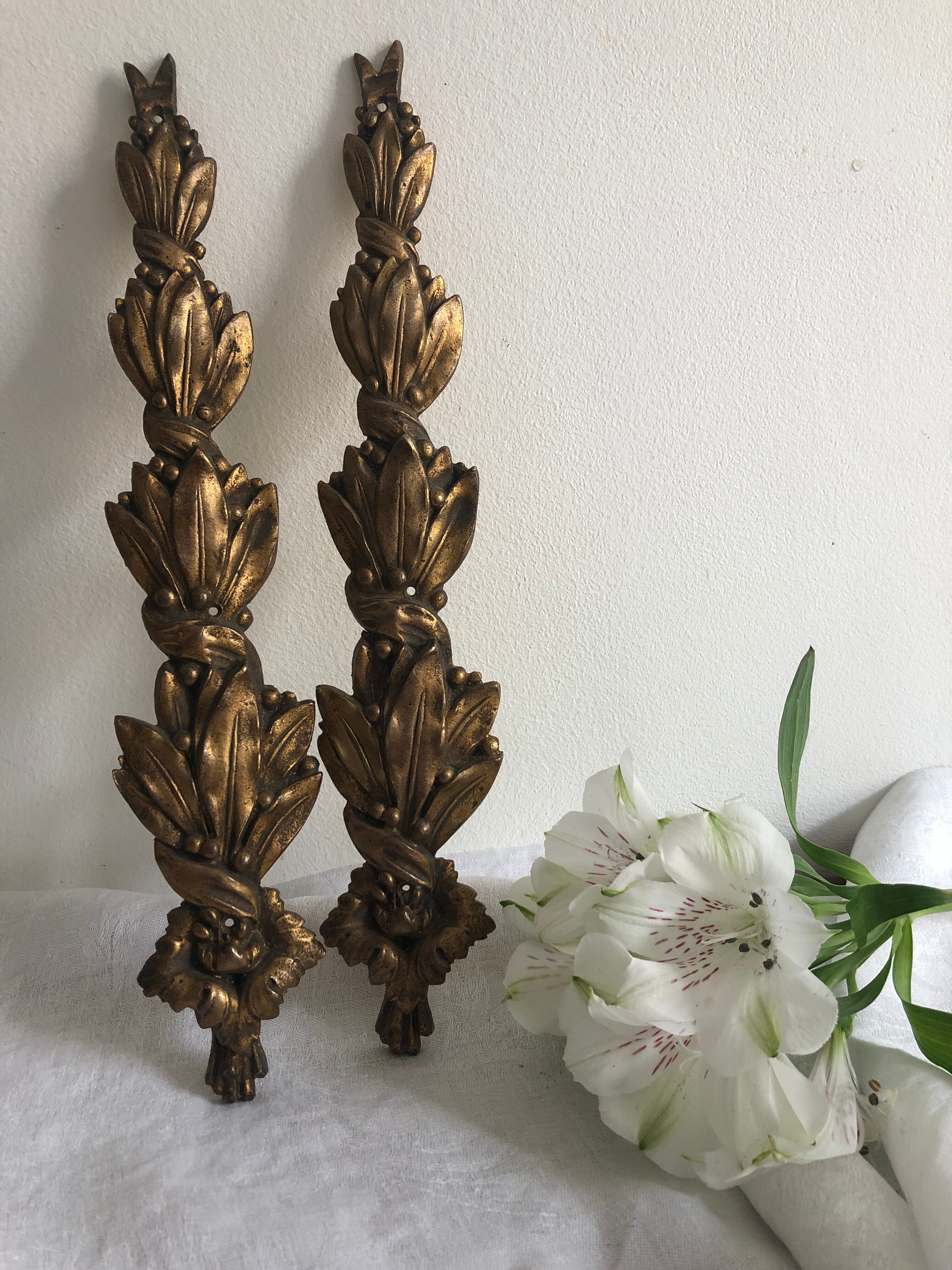 Gilded bronze ornaments, ancient decoration