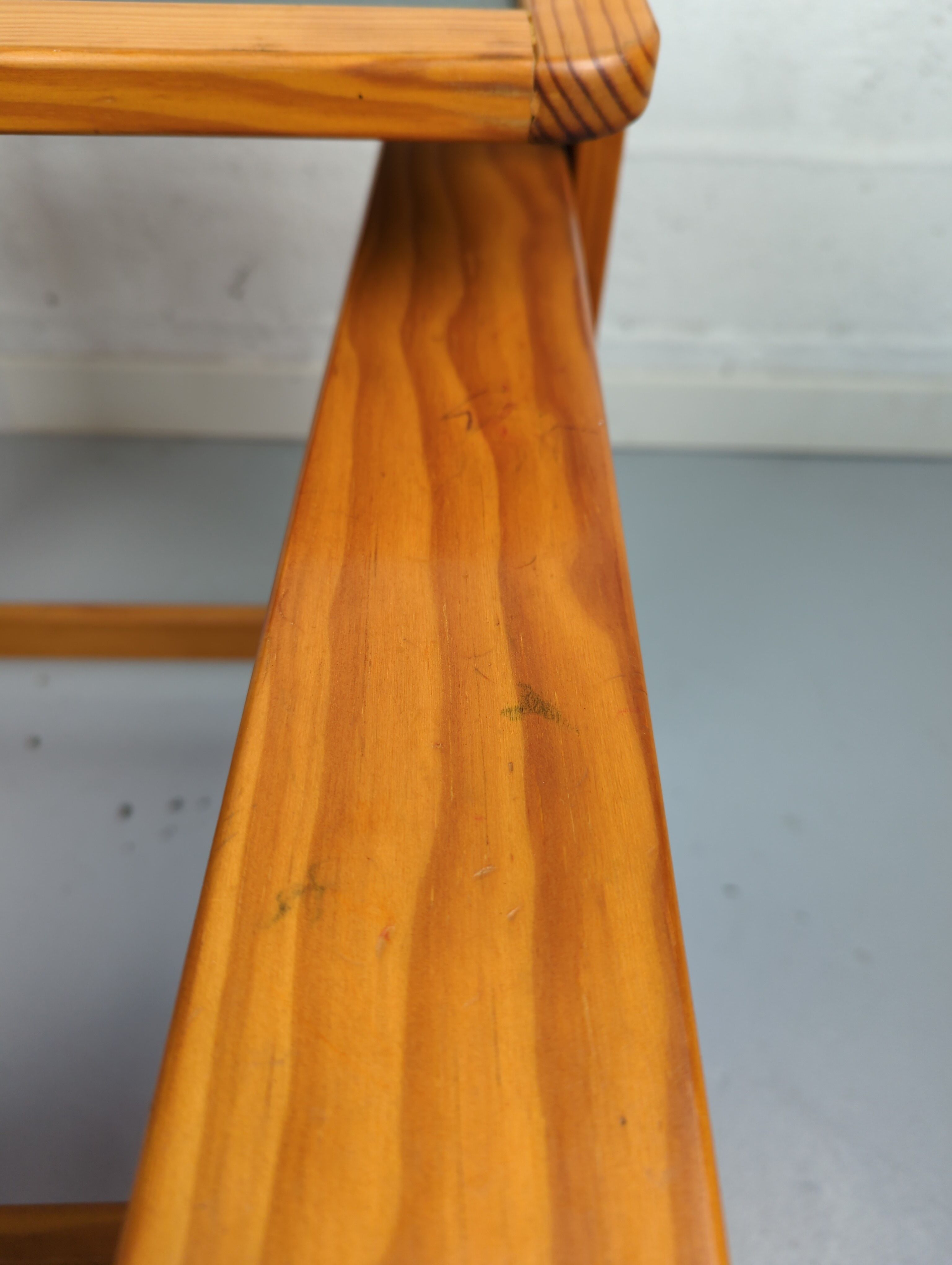 Foldable children's desk in pine 1970