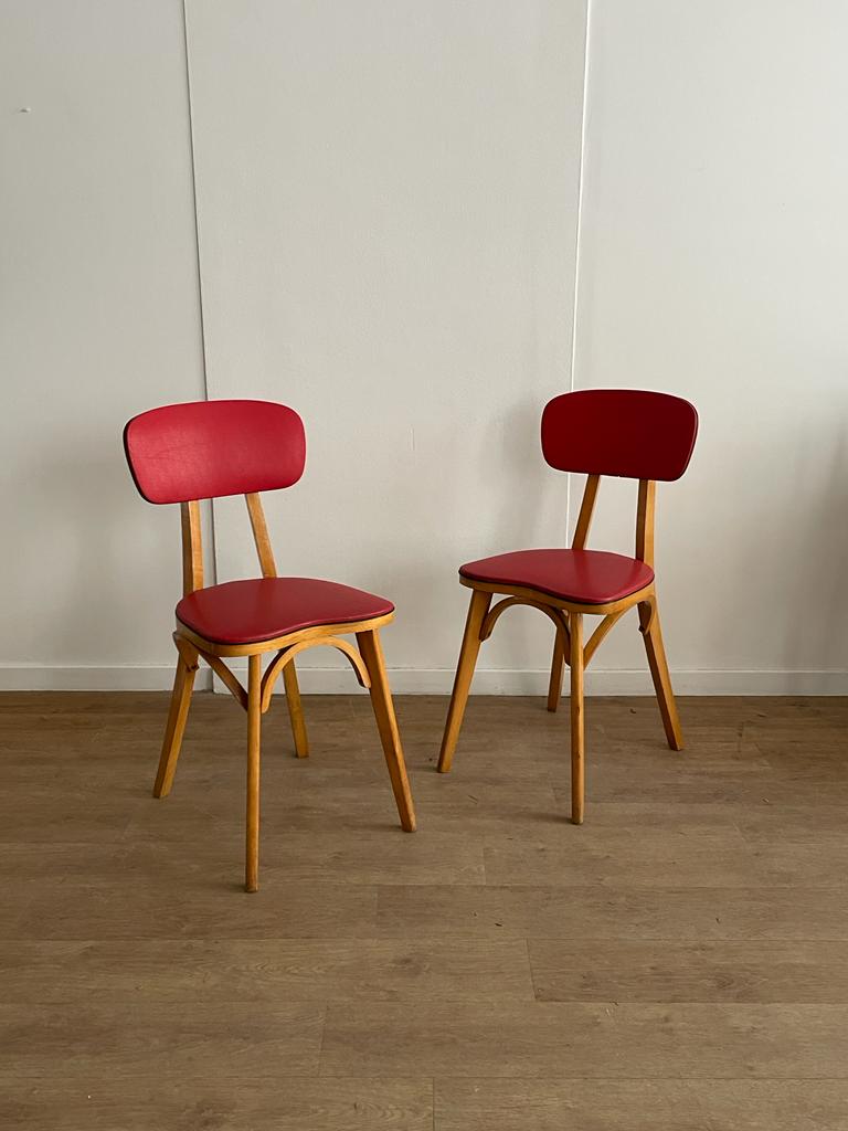 Pair of bistro chairs