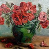Art Deco period painting / oil on canvas circa 1930