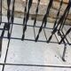 Black metal magazine holder