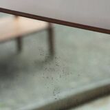 Wrighton Teak Dressing Table - Vintage 1960s - Hexagonal Base