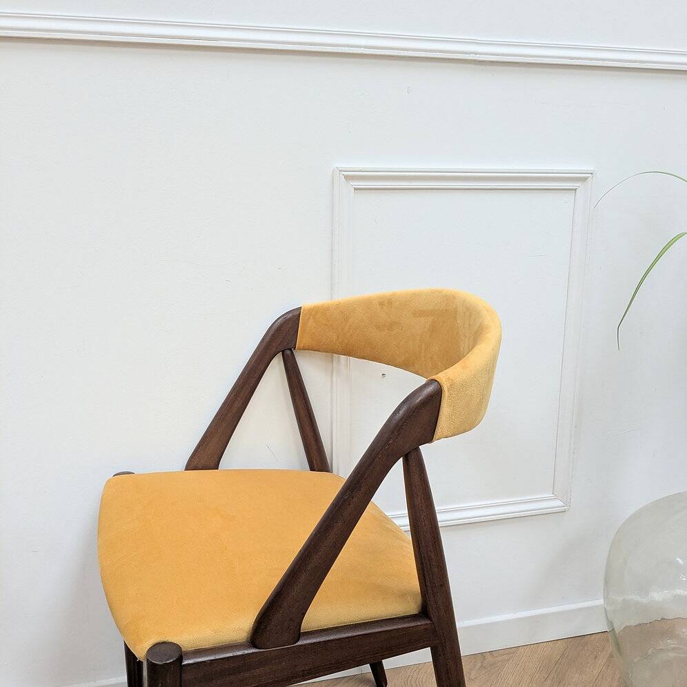 Chaise vintage scandinave du designer kai kristensen