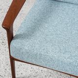 Midcentury Danish sofa set in teak by Ib Kofod Larsen - with new fabric