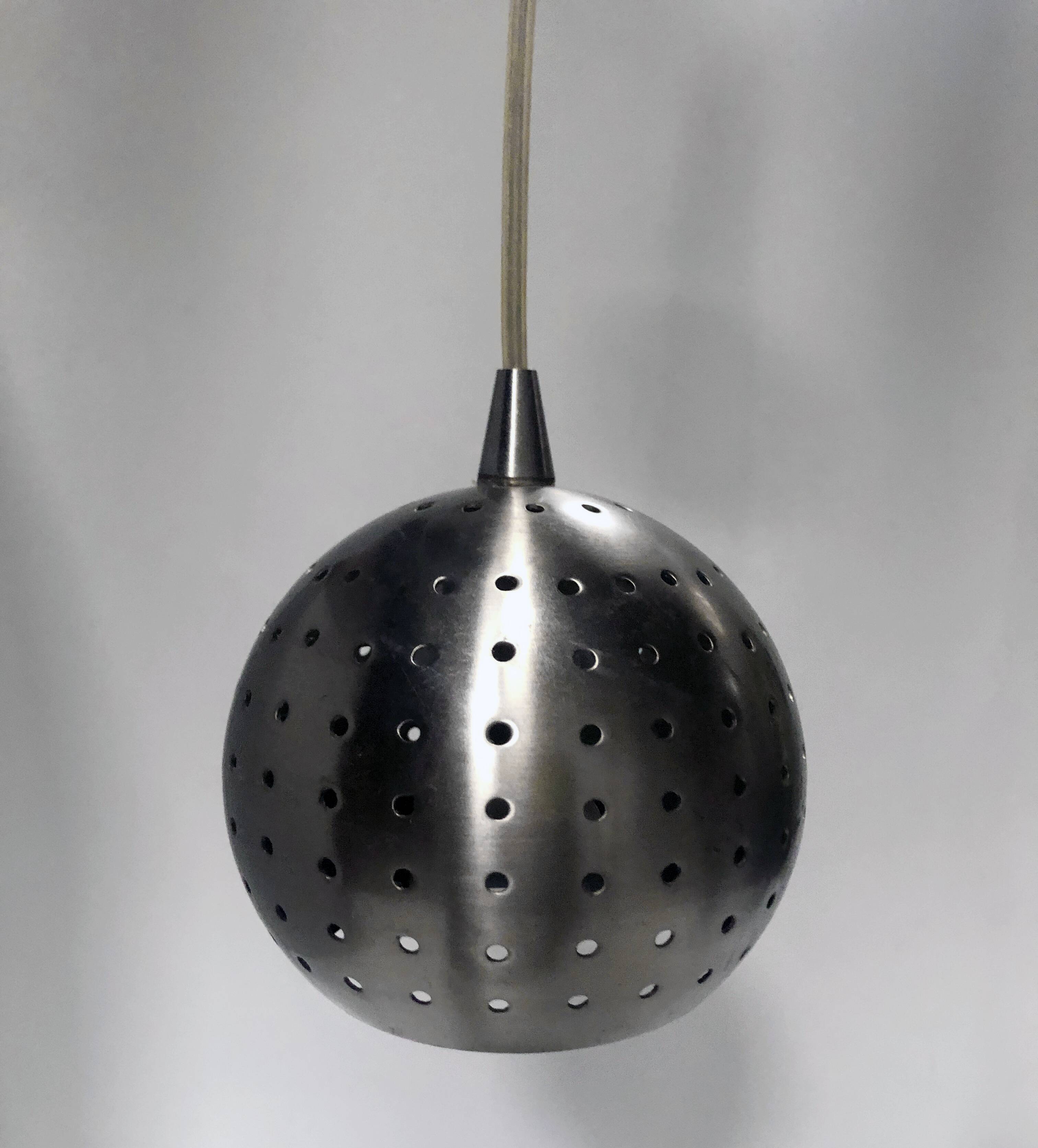 Vintage Suspension • Brushed Steel • Carini • Post Space Age • 1980