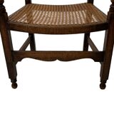 Art Deco chair minimalist oak wicker minimalist design