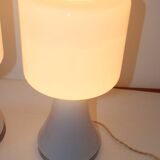 Vistosi Murano Lamp Vintage 70 Italy x2