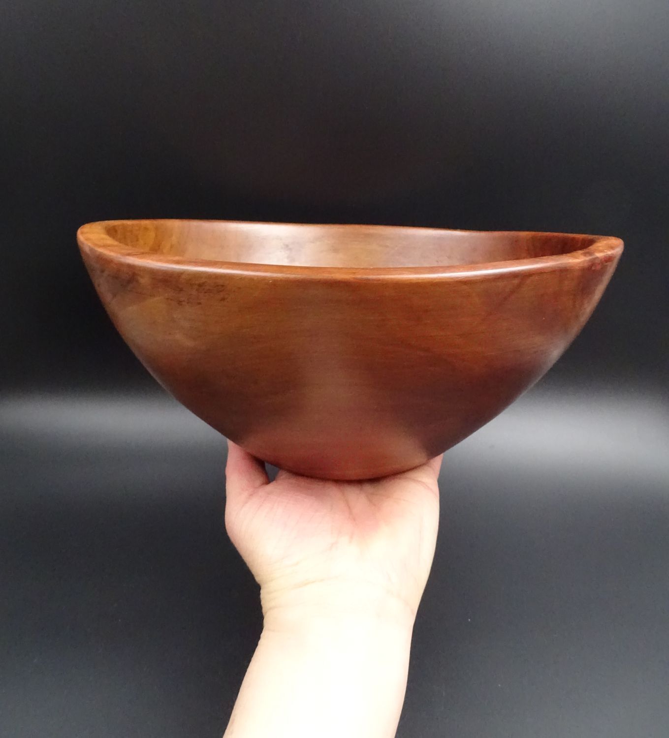 Coupe en bois objet déco et vintage des années 1970