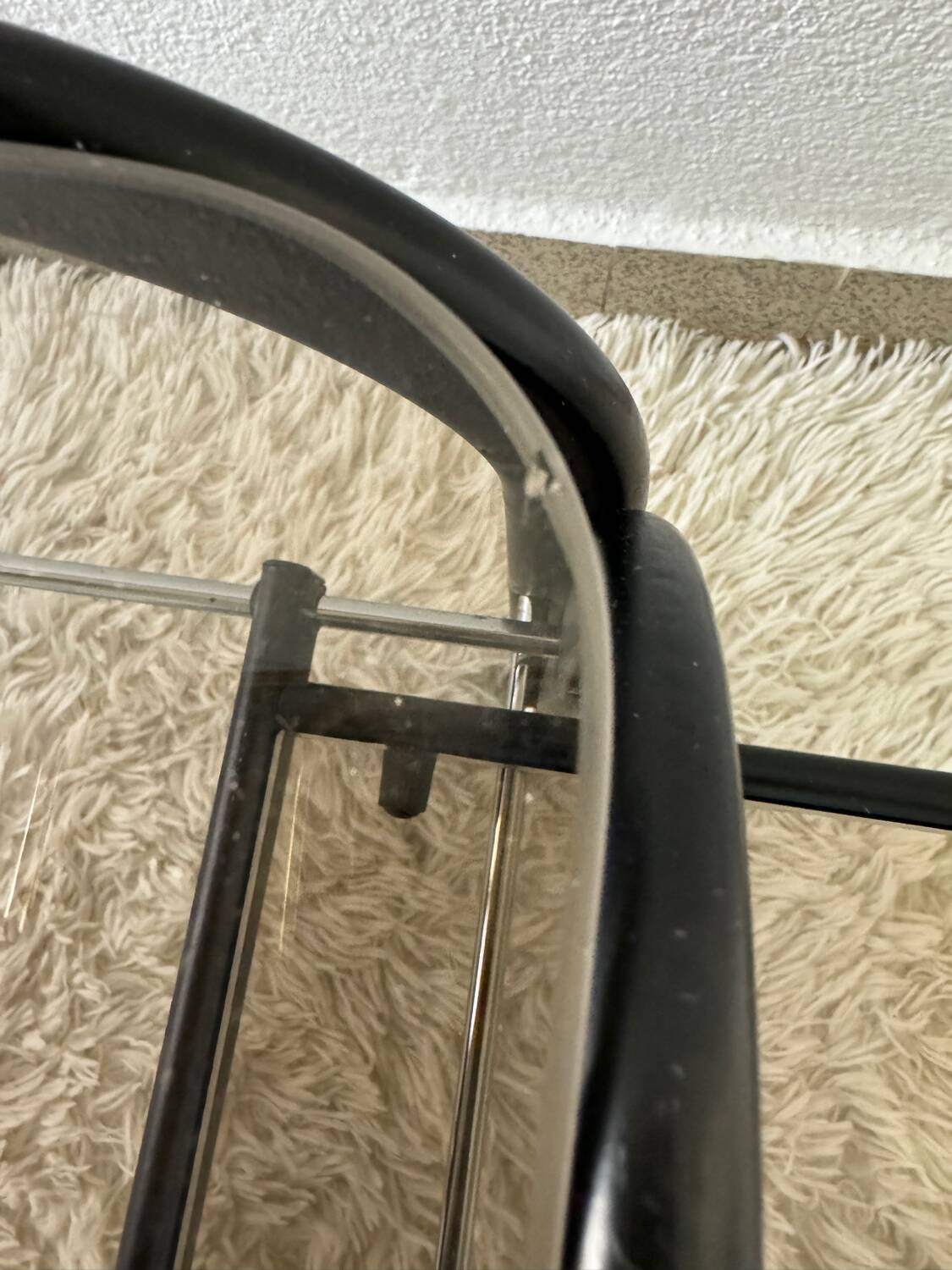 Table basse extensible design Memphis années 80