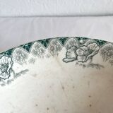 Poppies iron clay salad bowl, HB Choisy le Roi