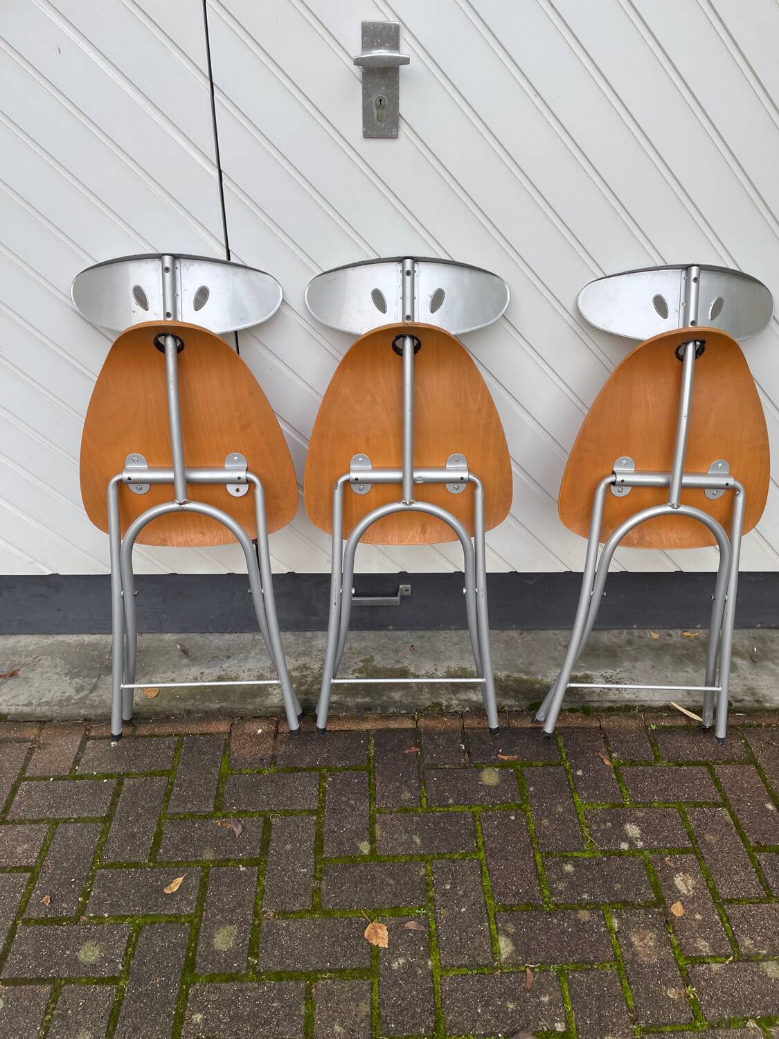 Bonaldo PIU side chairs, set of 3