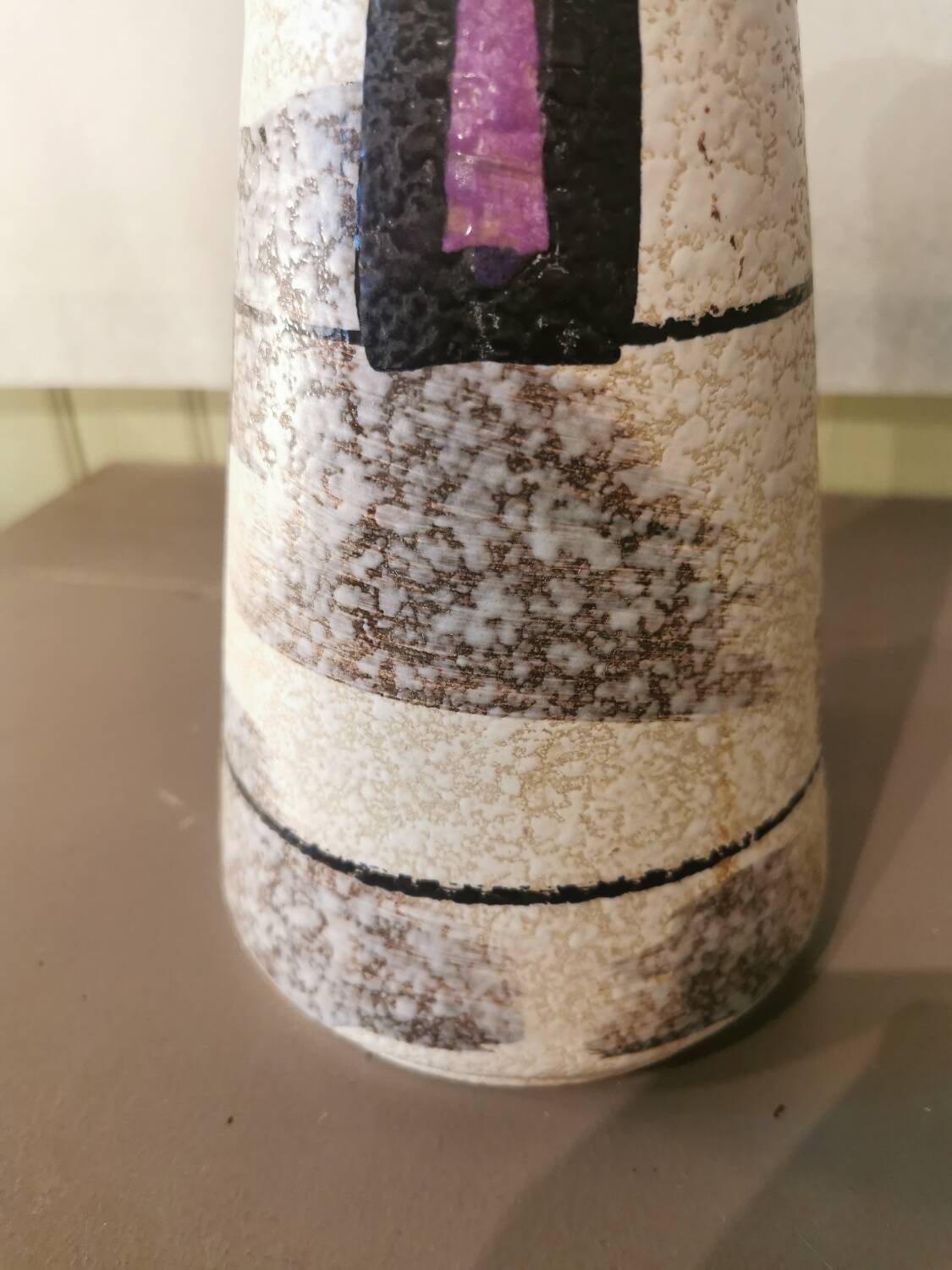 Vintage ceramic vase from the 50s