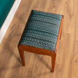 Tabouret de coiffeuse rétro en teck des années 1960