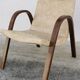 Bow Wood armchair by Steiner circa 1950