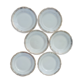 Vintage golden dessert plates Villeroy & boch