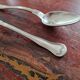 Cailar Bayard - 2 small metal coffee spoons in the violin-shaped Chinon model.