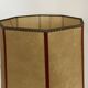 Old wooden foot lamp