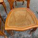 4 chaises à manger cannées Louis Philippe du 19ème