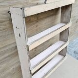 Burmese teak wall shelf
