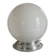 Vintage opaline globe table lamp