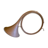 Antique French Copper Hunting Horn, Late 19th Century.