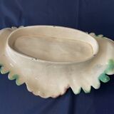Asparagus dish in barbotine table art