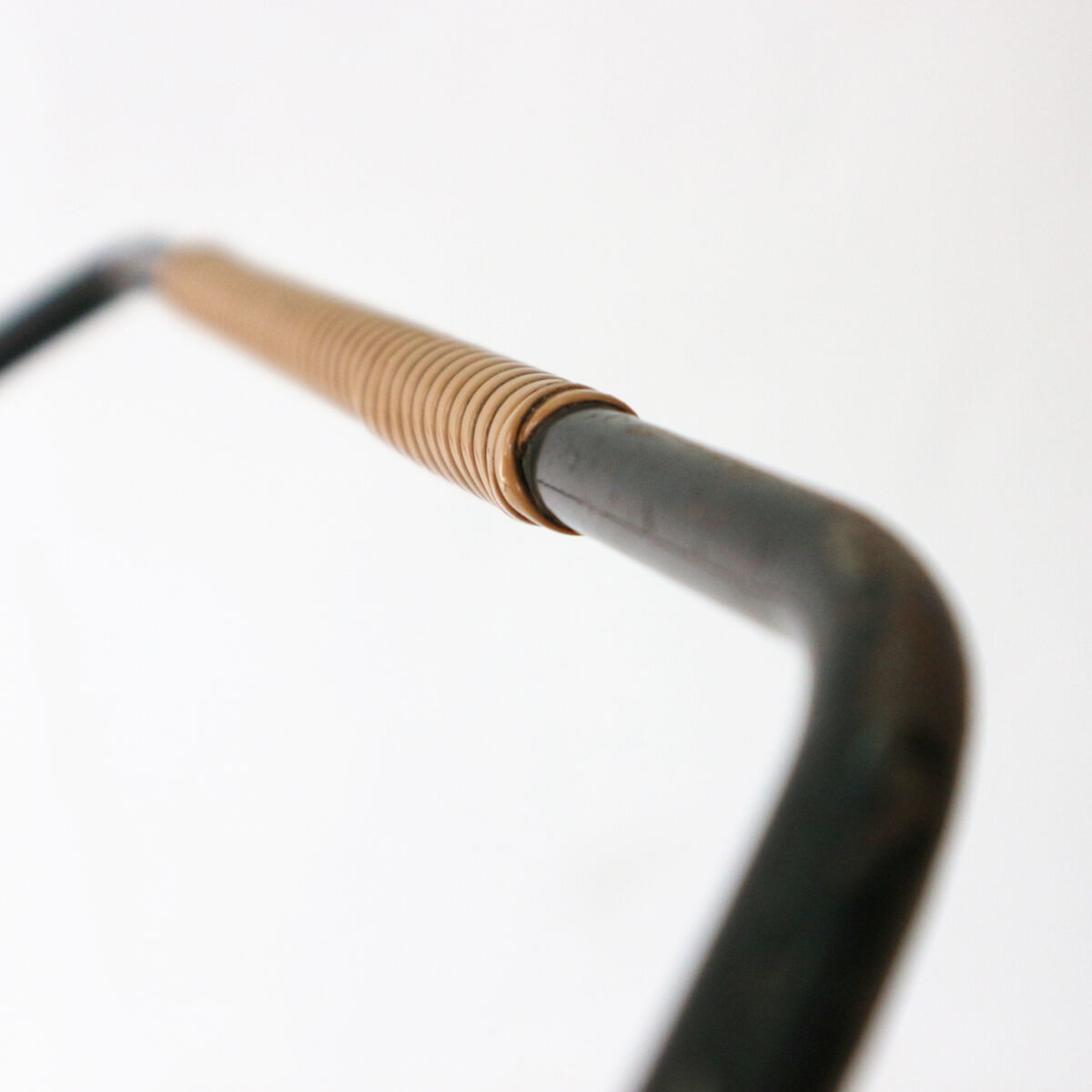 Mid-century modern foldable serving trolley with teak trays