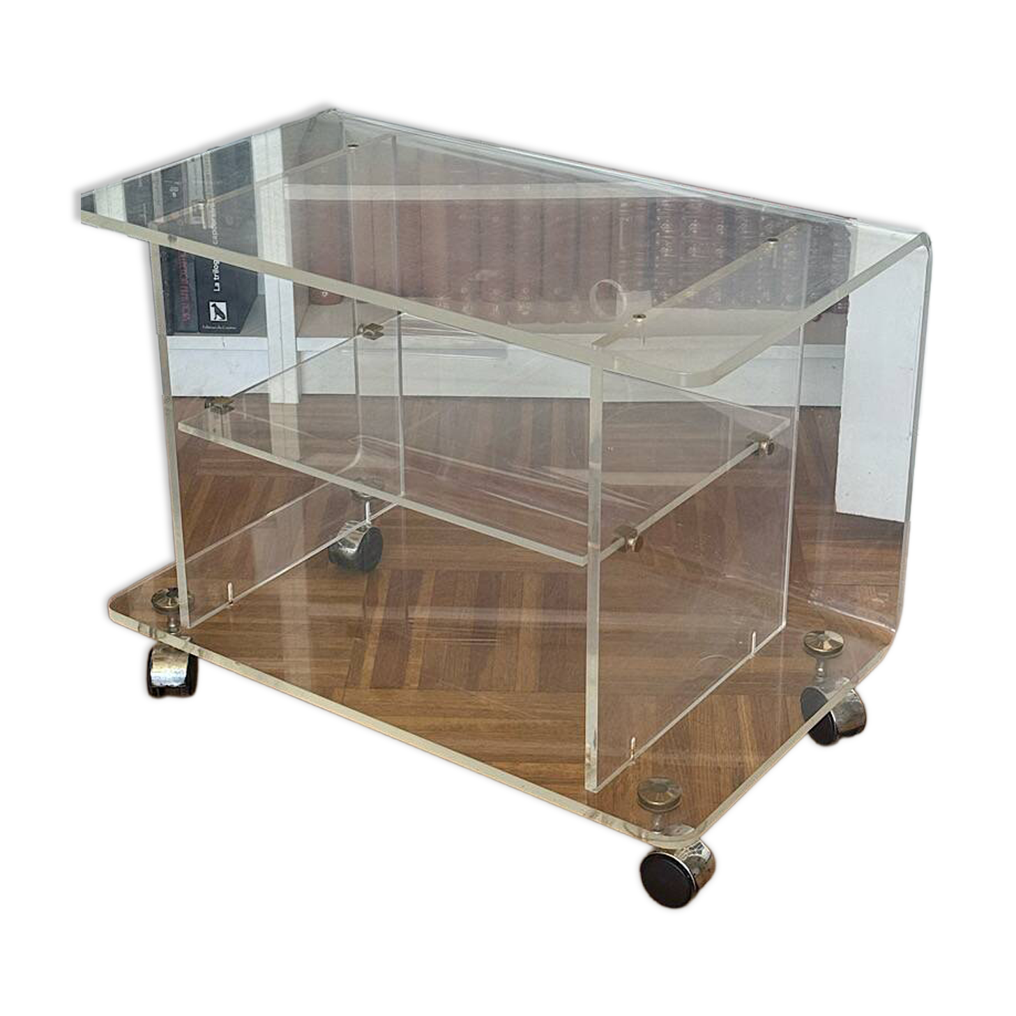 Plexiglass coffee table