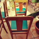Lot de 4 chaises art déco