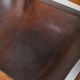 Set of French armchairs in olive wood with saddle leather, 1970s